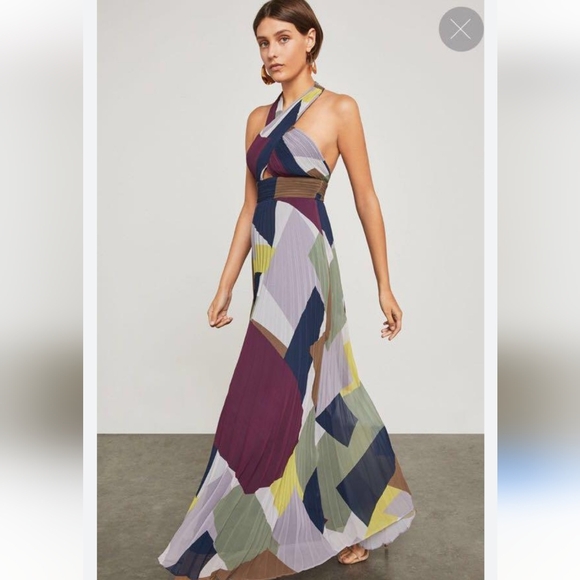 BCBGMaxAzria Dresses & Skirts - BCBGMaxAzria Multicolor Maxi Dress